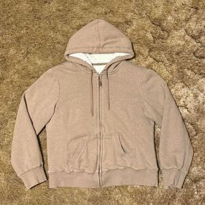 Y2K Green Tea Full Zip Lined Hoodie Womens Medium